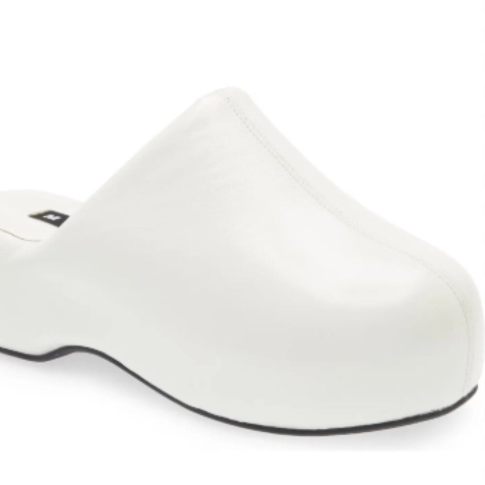Simon Miller White Bubble Clogs Size 39 WHITE